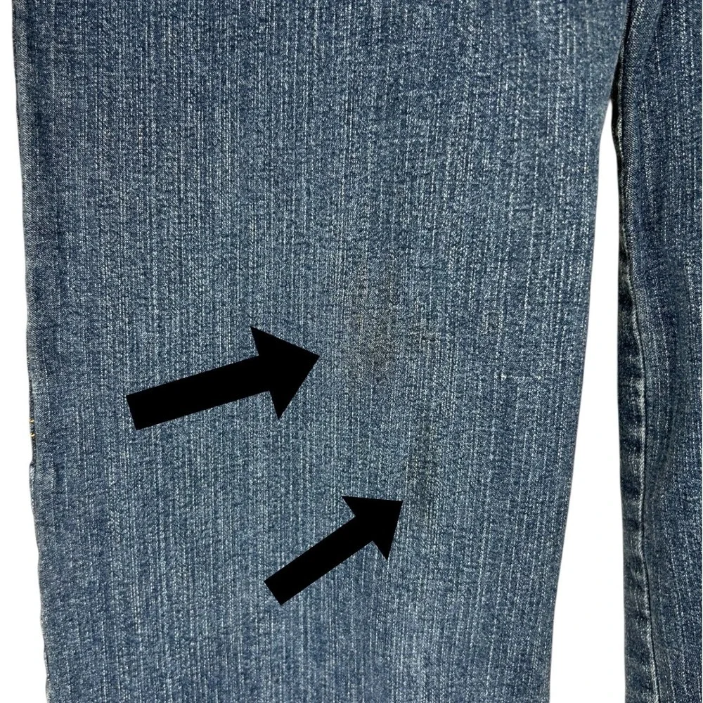 Vintage Baby Phat Denim‎ Jumpsuit Women's Size 13 Y2K Flare Leg Romper Catsuit M